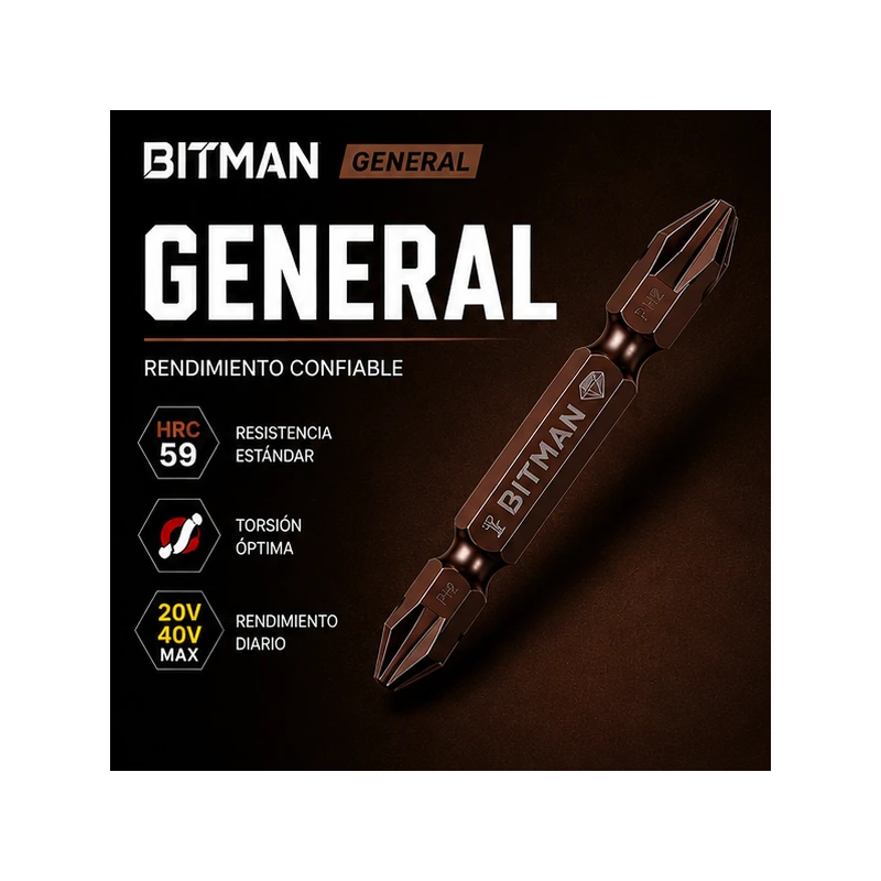 PUNTAS DOBLES PARA ATORNILLAR SERIE GENERAL