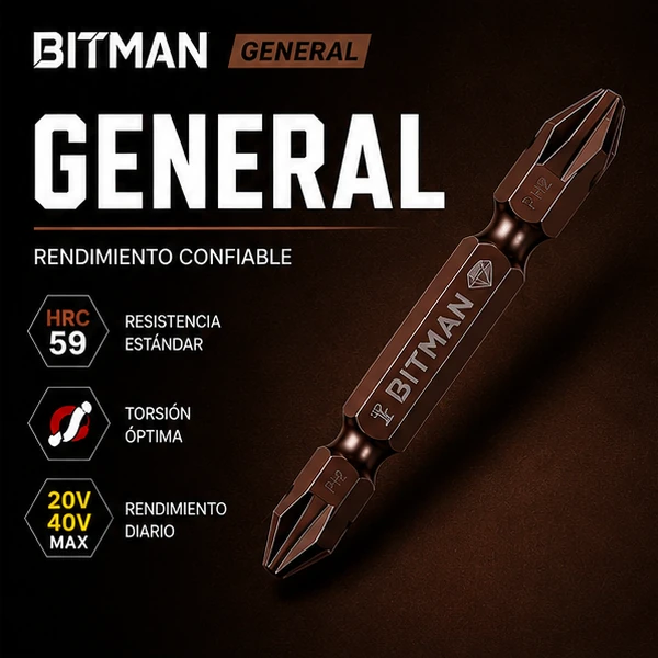 PUNTAS DOBLES PARA ATORNILLAR SERIE GENERAL