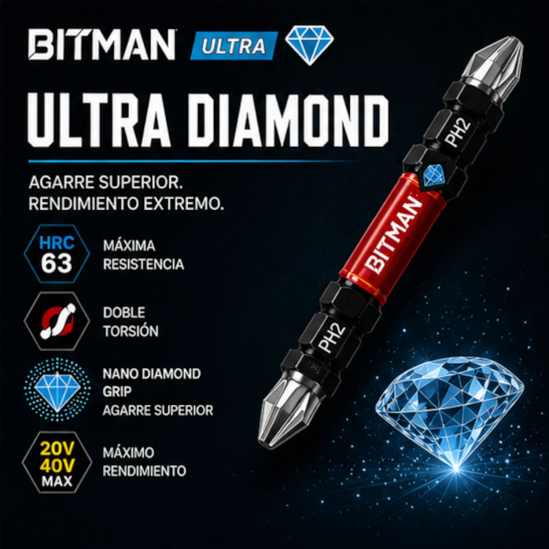 PUNTAS DE IMPACTO DOBLES SERIE ULTRA DIAMOND