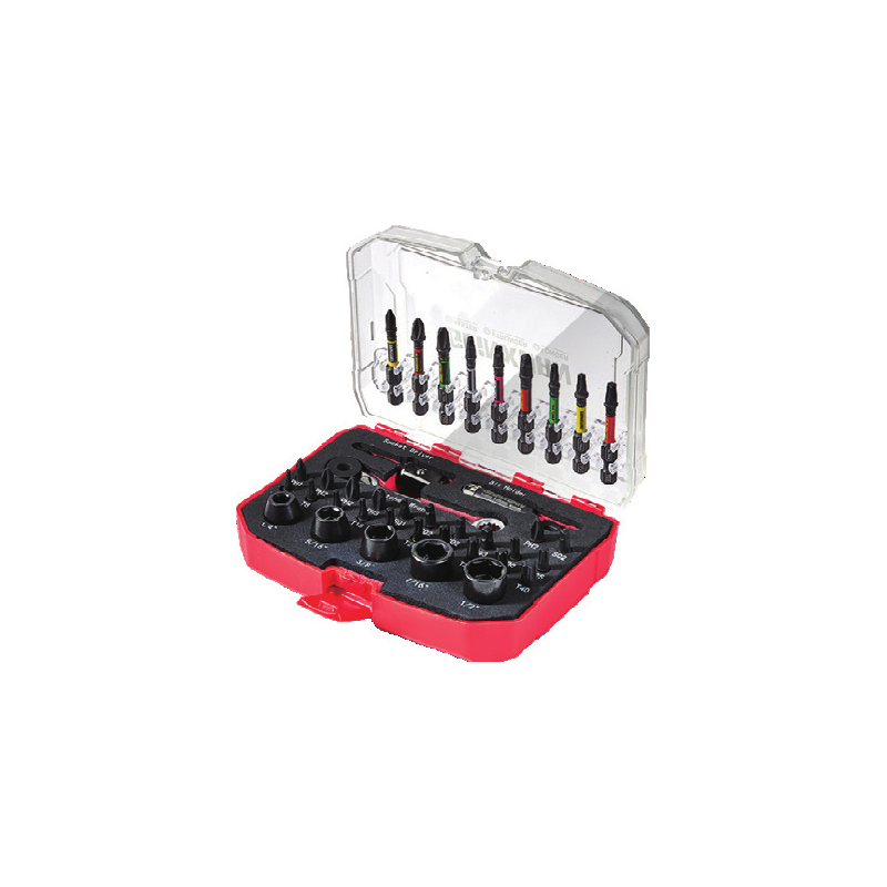 JUEGO DE VASOS DE IMPACTO 39 PIEZAS BANDEJA ABS + EVA